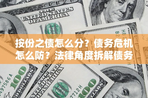 武汉按份之债怎么分？债务危机怎么防？法律角度拆解债务分配与风险自保指南