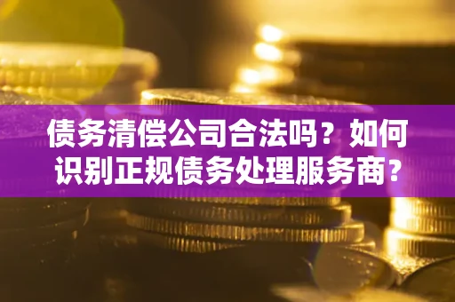 武汉债务清偿公司合法吗？如何识别正规债务处理服务商？
