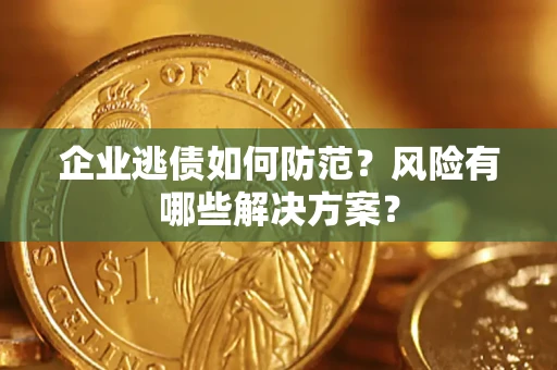 武汉企业逃债如何防范？风险有哪些解决方案？