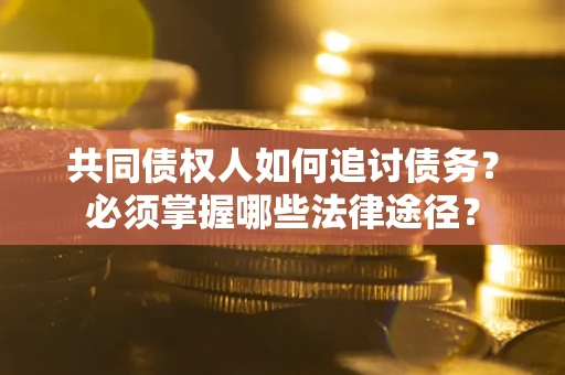 武汉共同债权人如何追讨债务？必须掌握哪些法律途径？