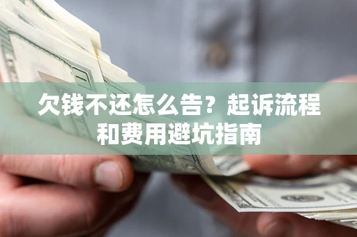武汉欠钱不还怎么告？起诉流程和费用避坑指南