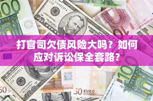 武汉打官司欠债风险大吗？如何应对诉讼保全套路？