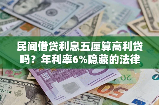 武汉民间借贷利息五厘算高利贷吗？年利率6%隐藏的法律风险全解析