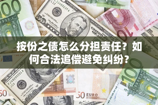 武汉按份之债怎么分担责任？如何合法追偿避免纠纷？