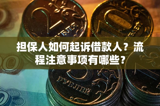 武汉担保人如何起诉借款人？流程注意事项有哪些？